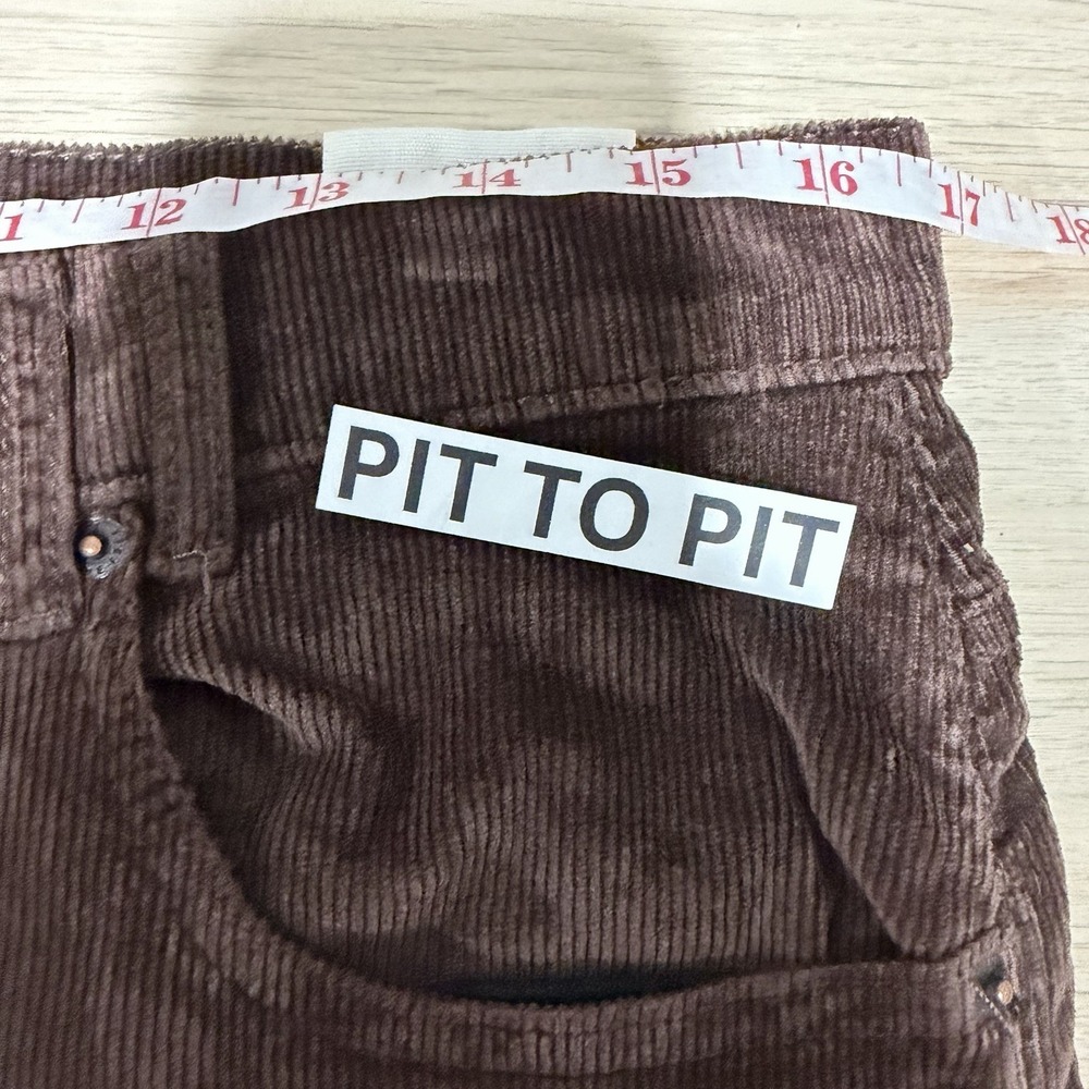 Free People NEW We The Free Risk Taker High Rise Straight Corduroy Pant Size 31 - Picture 13 of 15